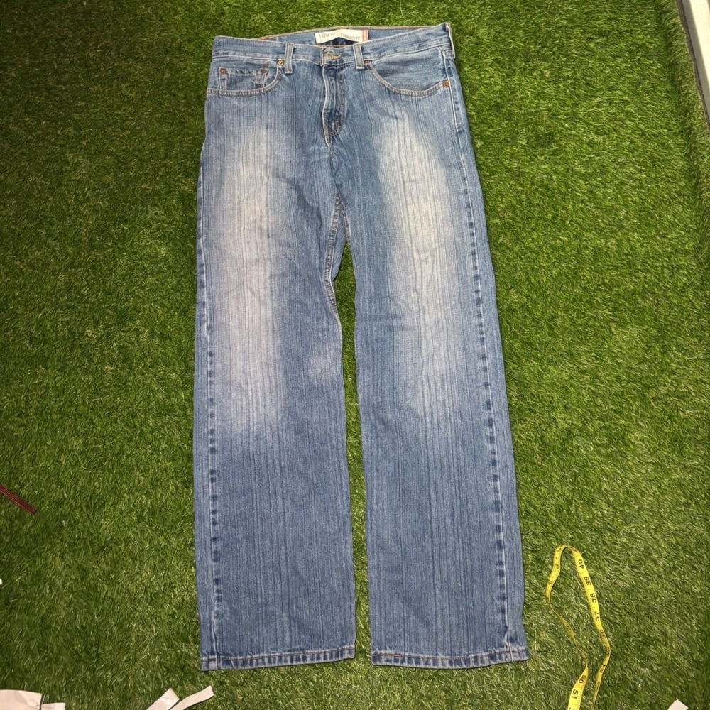 Levi's 529 Low Rise Straight Jeans Mens 31x32 Medium Wash Blue Denim Y2K 0098